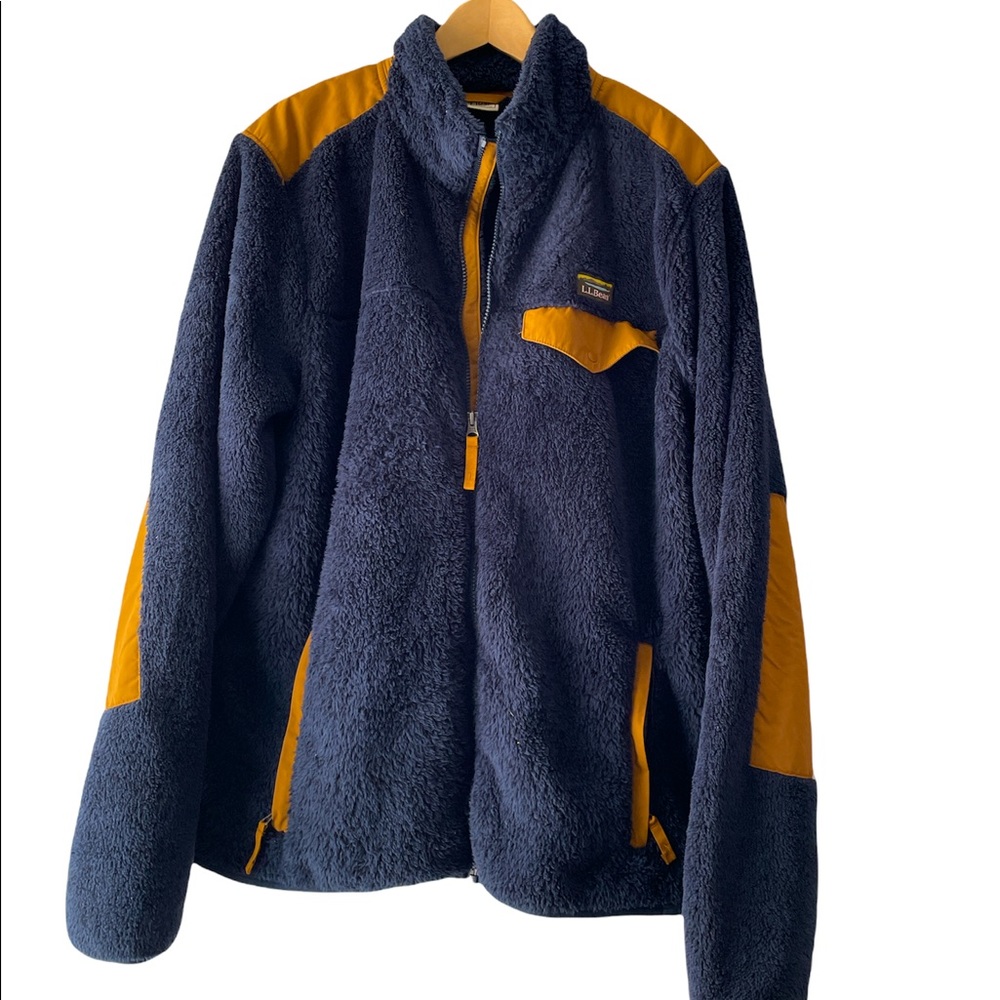 L.L. Bean Men’s XL Tall Hi-Pile Fleece Jacket